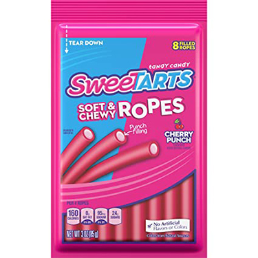 Sweetarts Ropes Cherry Punch 3oz Bag 