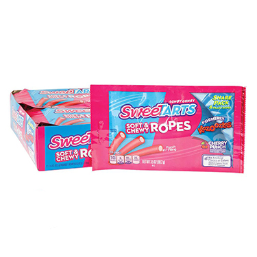 Sweetarts Ropes Cherry Punch 3.5 oz Share Size 12ct Box 