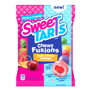 Sweetarts Chewy Fusions Fruit Punch 5oz Bag 