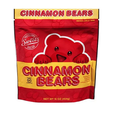 Sweets Cinnamon Bears 16oz Bag 