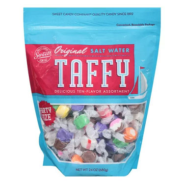 Sweets Salt Water Taffy Assorted 24oz Bag 