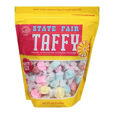 Sweets Salt Water Taffy State Fair 24oz Bag 