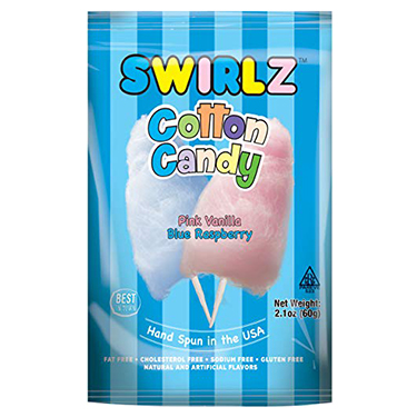 Swirlz Cotton Candy 3.1oz Bag 