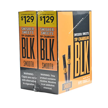 Swisher Sweets BLK Smooth Tip Cigarillos 30ct 