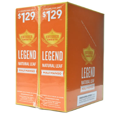 Swisher Sweets Legend Cigarillos Mango 30ct 2pk 