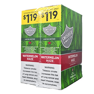 Swisher Sweets Cigarillos Watermelon Haze 30ct 2pk 