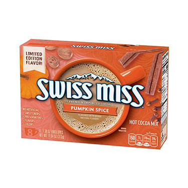 Swiss Miss Pumpkin Spice Flavored Cocoa Mix 8ct 