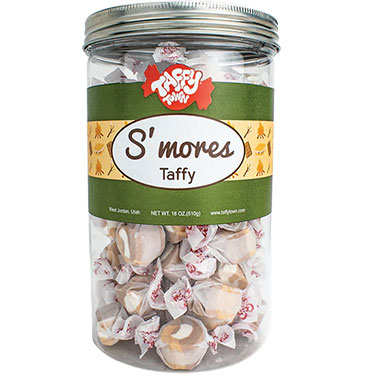 Taffy Town Smores Salt Water Taffy 18oz Gift Canister 