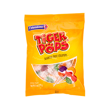Colombina Tiger Pops 6oz Bag 