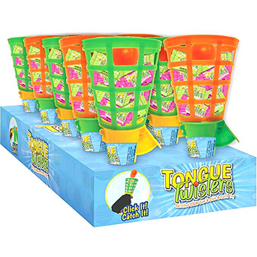 Tongue Twisters Sour Gum N Toy 10ct Box 