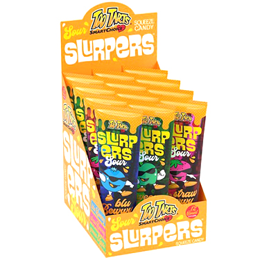 Too Tarts Sour Slurpers Squeeze Candy 12ct Box 