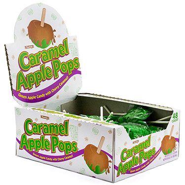 Tootsie Caramel Apple Pops 48ct Box 