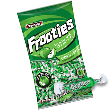 Tootsie Frooties Green Apple 360ct Bag 