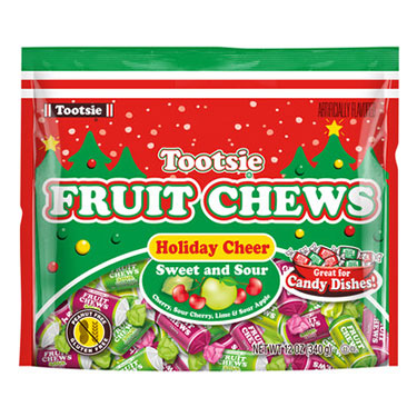 Tootsie Fruit Chews Holiday Cheer 12 oz 