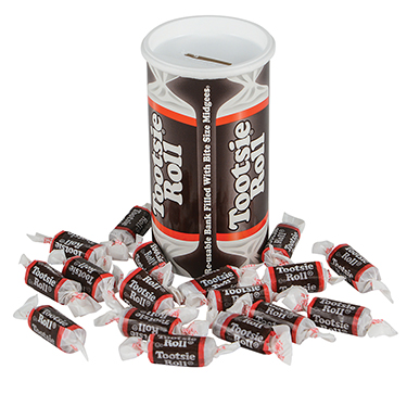 Tootsie Roll Bank 4oz 