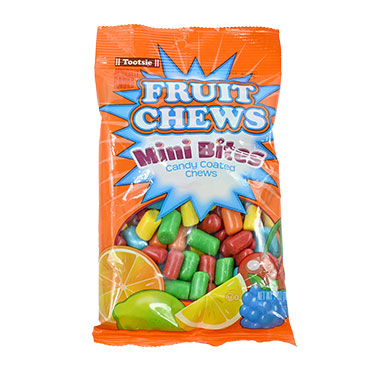 Tootsie Roll Fruit Chews Mini Bites 7oz Bag 