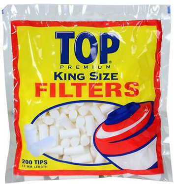 Top Filter Tips King Size 200ct Bag 