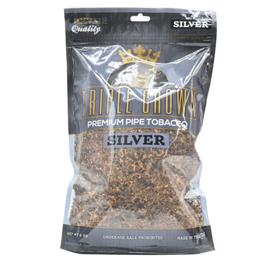 Triple Crown Silver Pipe Tobacco 6oz 