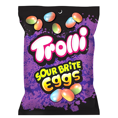 Trolli Sour Brite Eggs 4oz Bag 