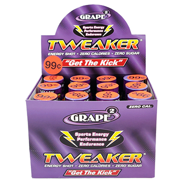 Tweaker Grape Energy Shots 12ct Box 