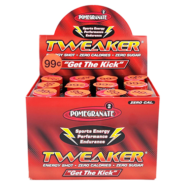 Tweaker Pomegranate Energy Shots 12ct Box 