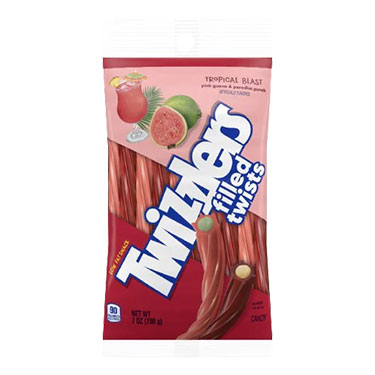 Twizzlers Filled Twists Tropical Blast 7oz Bag 