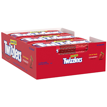 Twizzlers Strawberry Twists King Size 15ct Box 