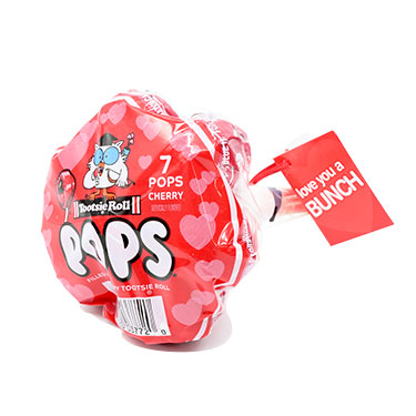 Valentines Day Bunch Pops With Cards 7ct 