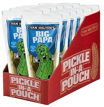 Van Holtens Big Papa Pickle Pouches 12ct 