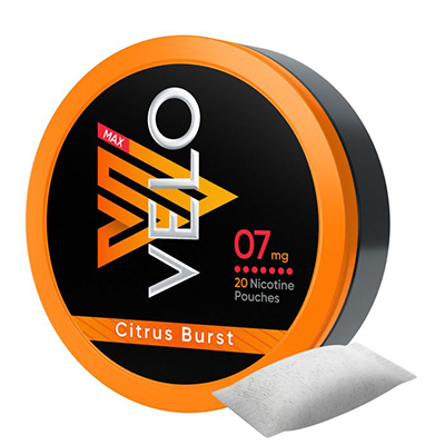 VELO Nicotine Pouches Citrus Burst 7mg 5ct 