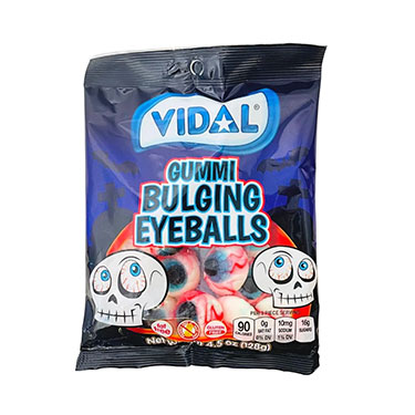 Vidal Gummi Bulging Eyeballs 4.5oz Bag 
