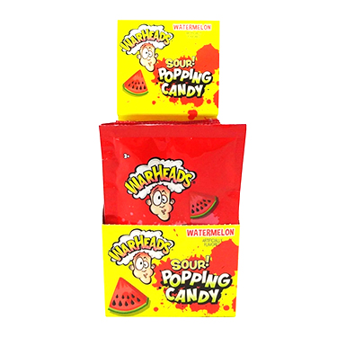 Warheads Popping Candy Watermelon 20ct Box 