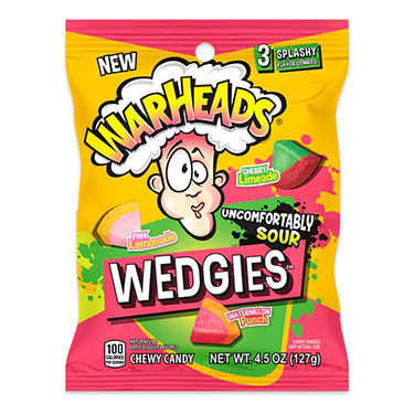 Warheads Wedgies 4.5oz Bag 