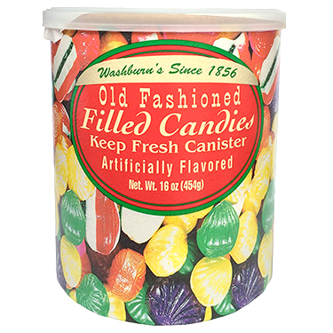 Washburn Filled Candy 15.5oz Canister 