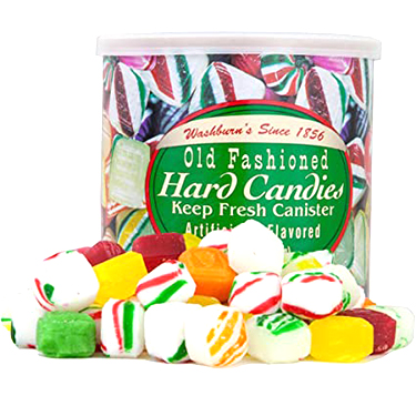 Washburn Hard Candy 15.5oz Canister 