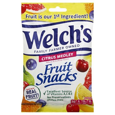 Welchs Fruit Snacks Citrus Medley 5oz Bag 