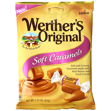 Werthers Original Soft Caramels 2.2oz Bag 