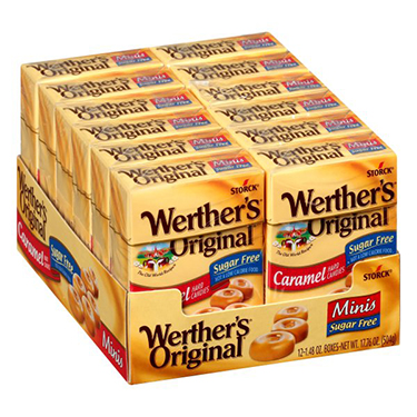 Werthers Original Sugar Free Minis 12ct Box 