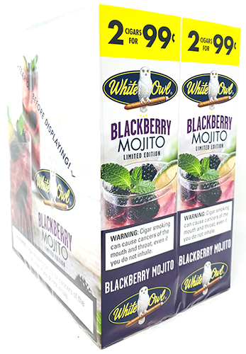 White Owl Cigarillos Blackberry Mojito 30ct 