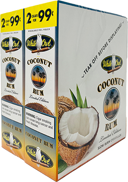 White Owl Cigarillos Coconut Rum 30ct 