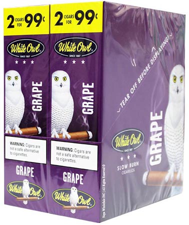 White Owl Cigarillos Grape 30ct 
