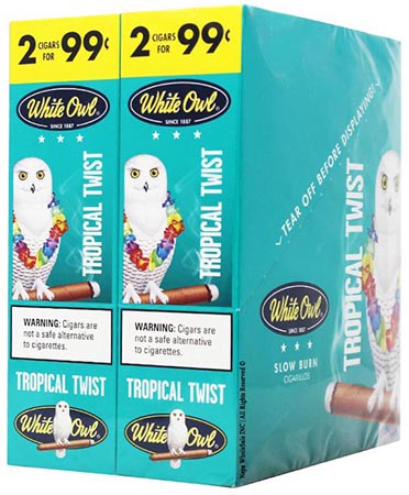 White Owl Cigarillos Tropical Twist 30ct 