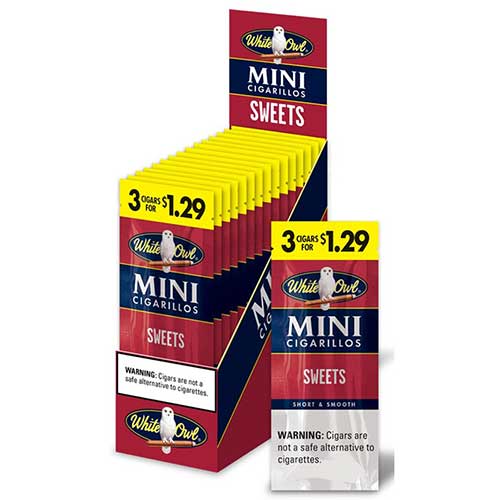 White Owl Mini Cigarillos Sweet 15ct 