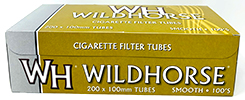 Wildhorse Cigarette Tubes Smooth 100 200ct Box 