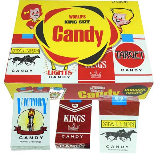 Worlds King Size Candy Cigarettes 24ct Box 