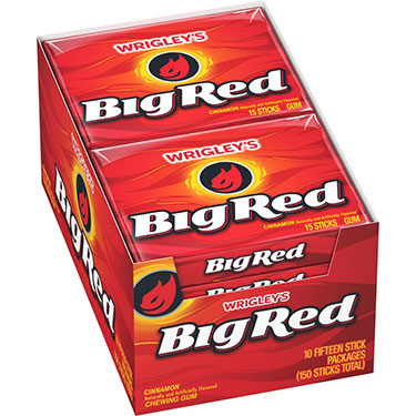 Wrigleys Big Red Slim Pack 10ct 