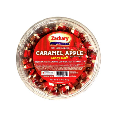 Zachary Caramel Apple Candy Corn 16oz Tub 