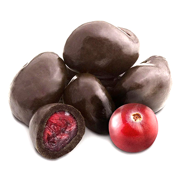 Zachary Dark Chocolate Covered Cranberries 1 Lb 