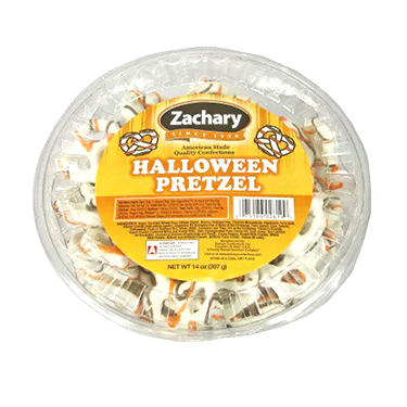 Zachary Halloween Pretzels Yogurt 14oz Tub 