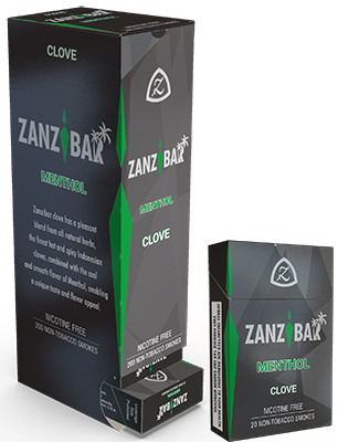 Zanzibar Menthol Herbal Clove Smokes 